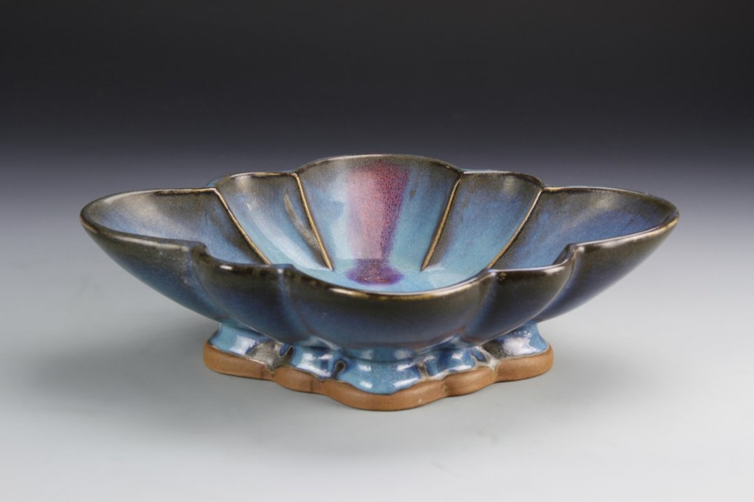 Chinese Jun Ware Plate (1 of 3)