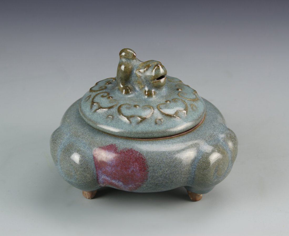 Chinese Jun Yao Ware Censer (1 of 3)