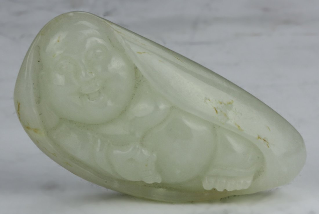 Chinese Carved Buddha Pendant (1 of 2)