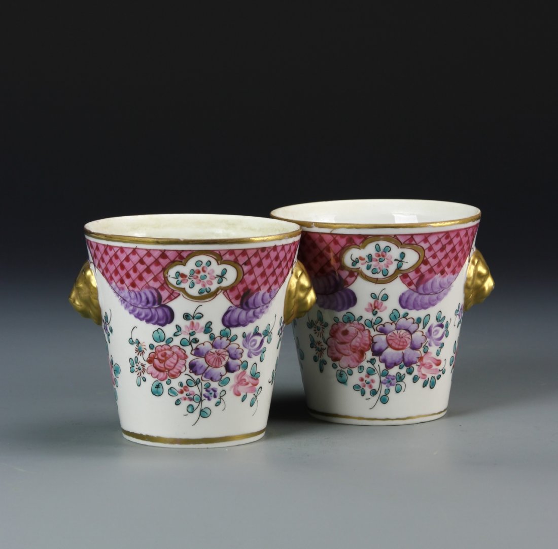 French Pair of Famille Rose Vases (1 of 5)