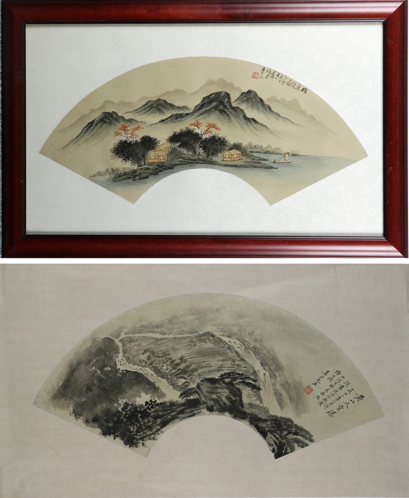Two Chinese Fan Paintings (1 of 5)