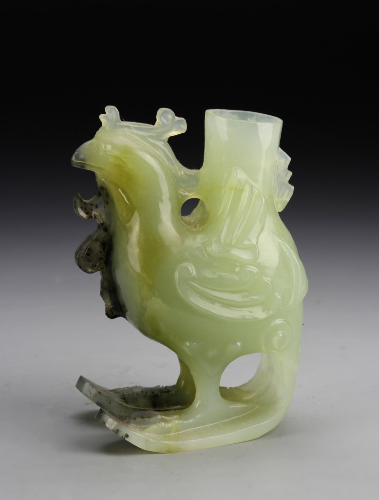 Chinese Jade Bird Vase (1 of 2)