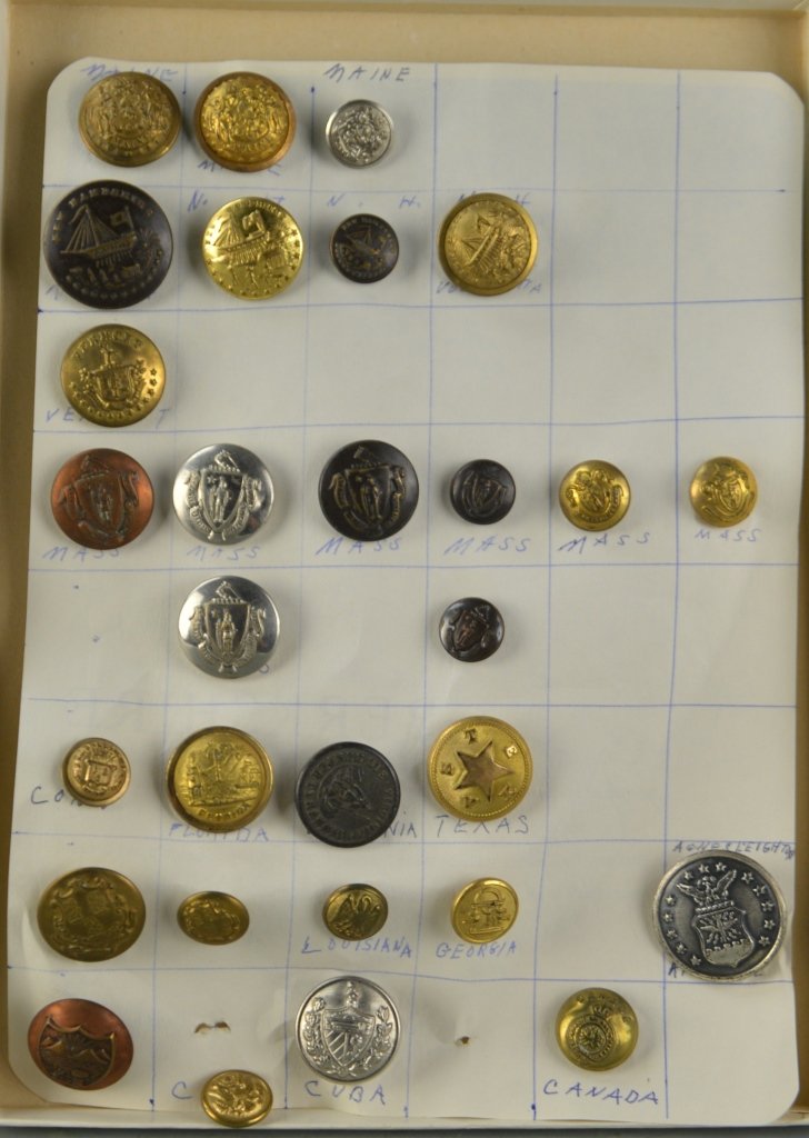 Military Buttons Estate Collection (1 of 10)