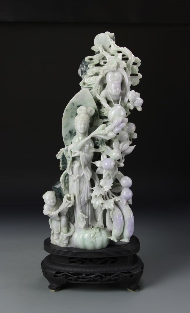 Chinese Jadeite Figure Boulder (1 of 6)