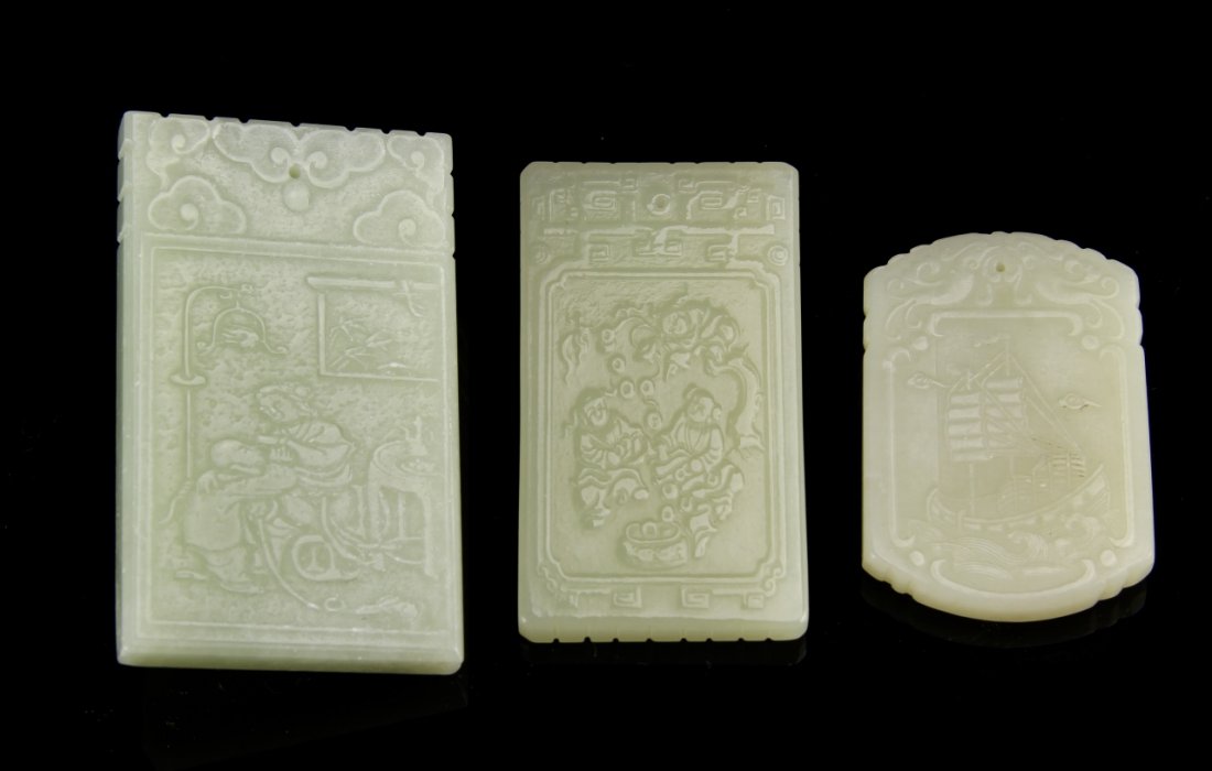 Three Chinese Jade Pendants (1 of 2)