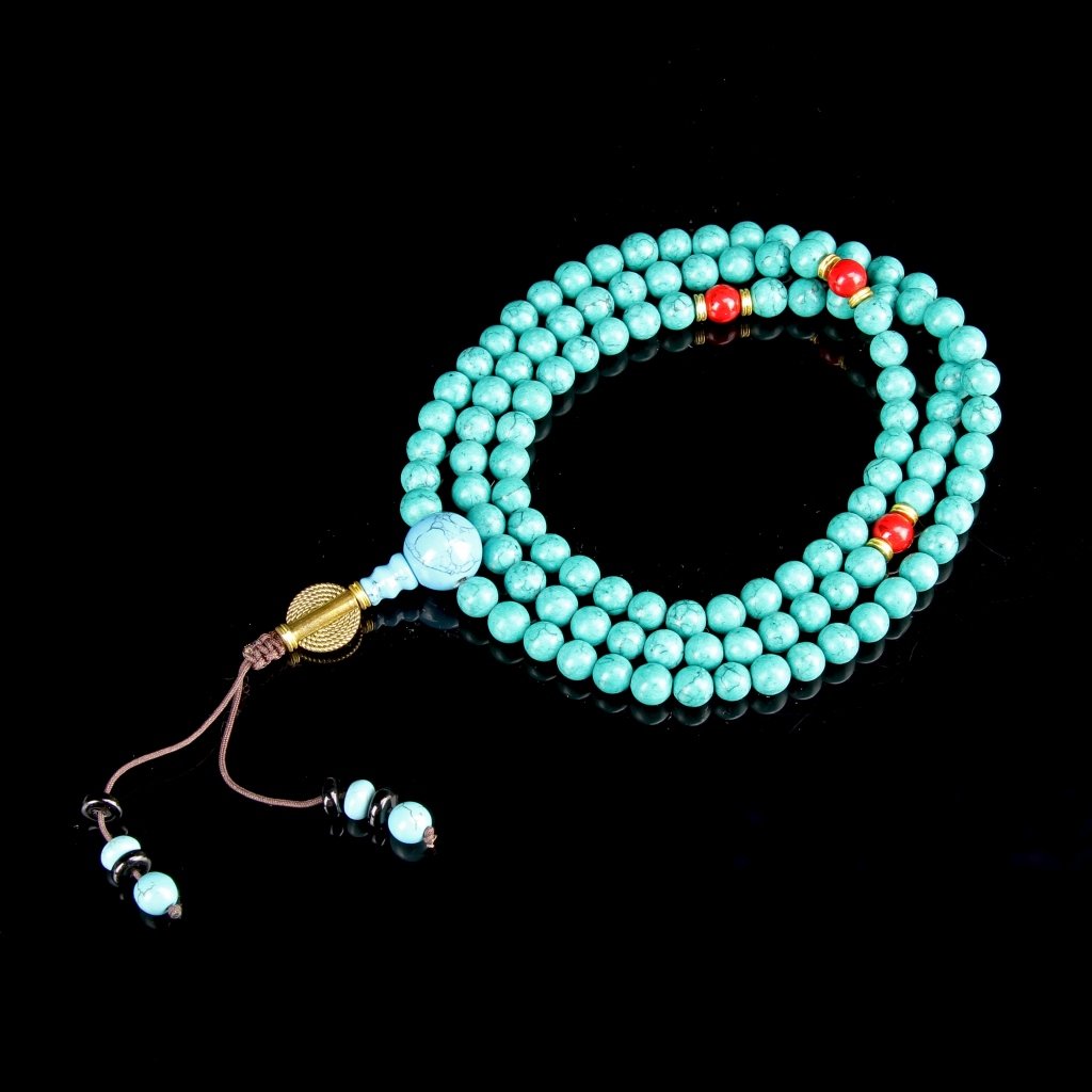 Vintage Turquoise Beaded Necklace (1 of 2)