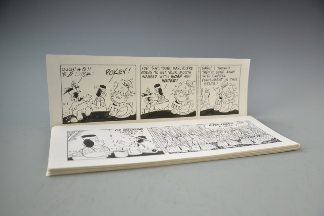 Twenty "Red Eye" Comic Art Pieces (1 of 1)