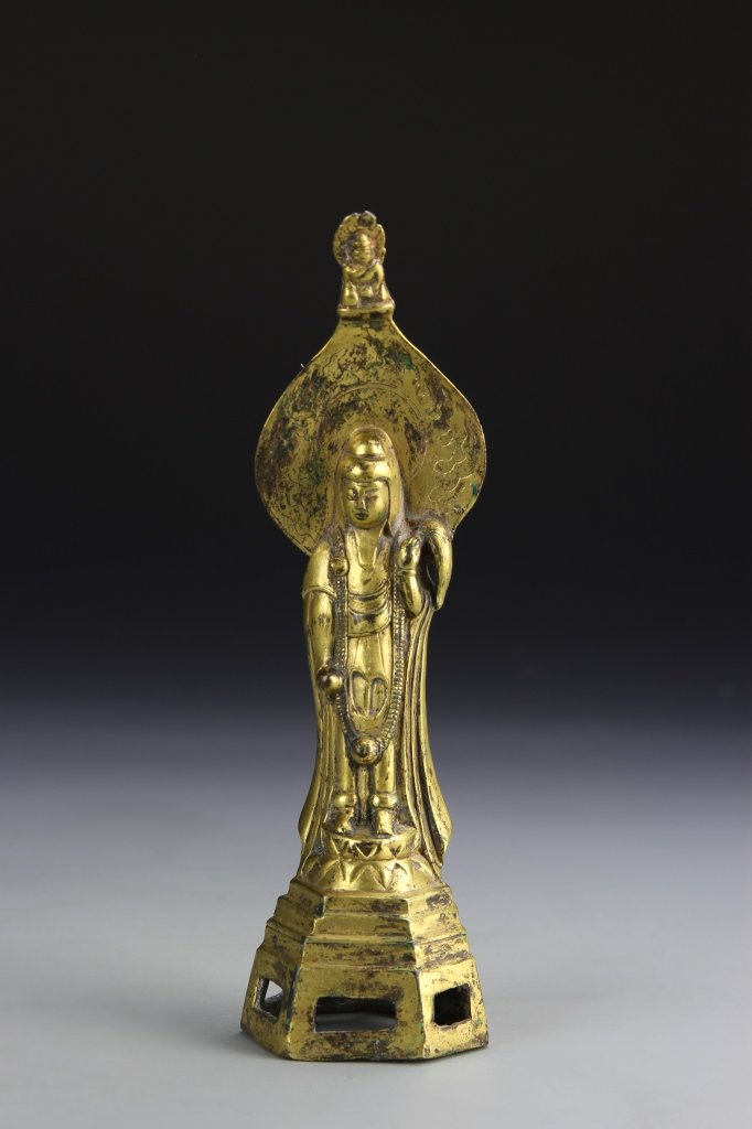 Chinese Gilt Buddha (1 of 4)