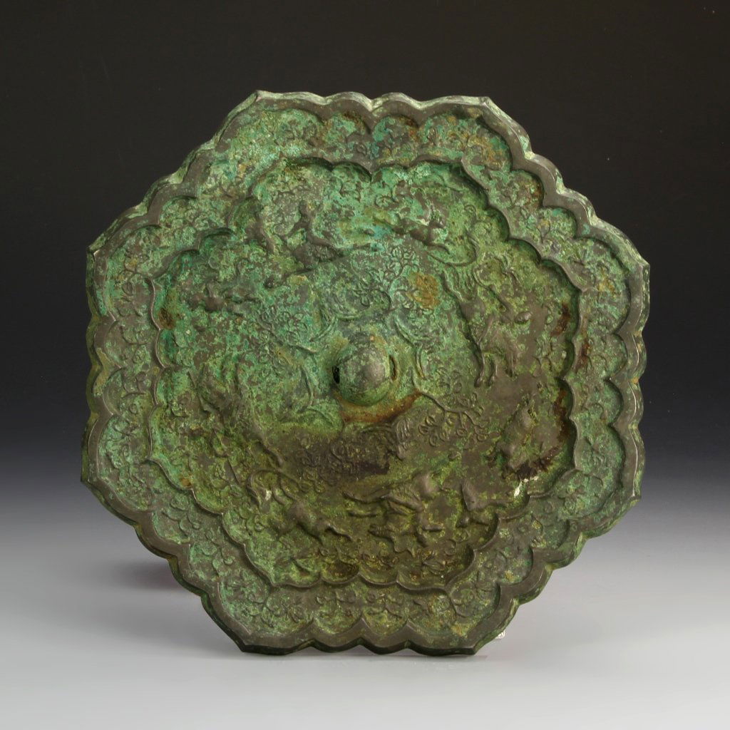 Chinese Antique Bronze Mirror (1 of 2)