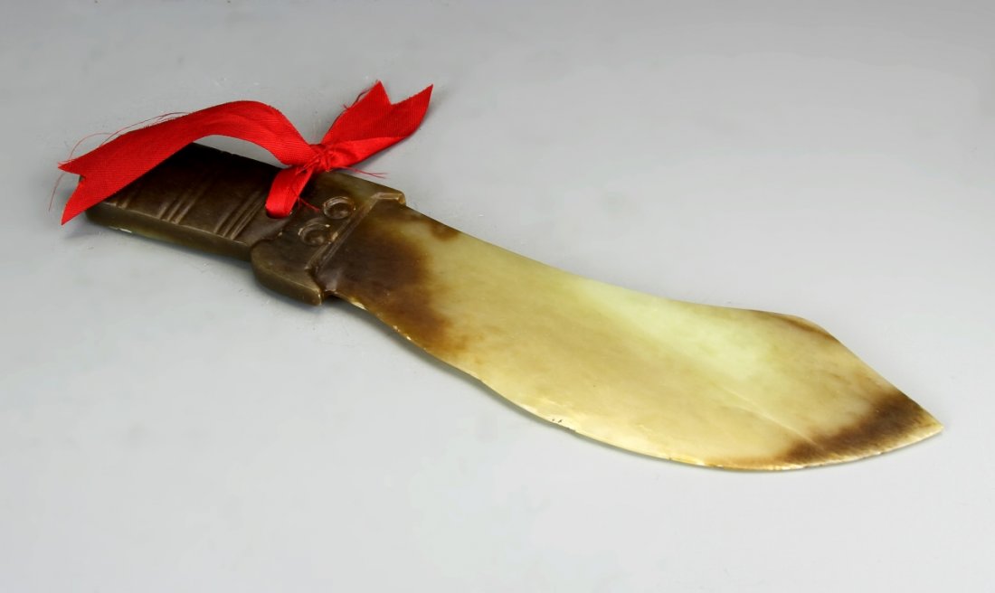 Chinese Antique Jade Dagger (1 of 1)