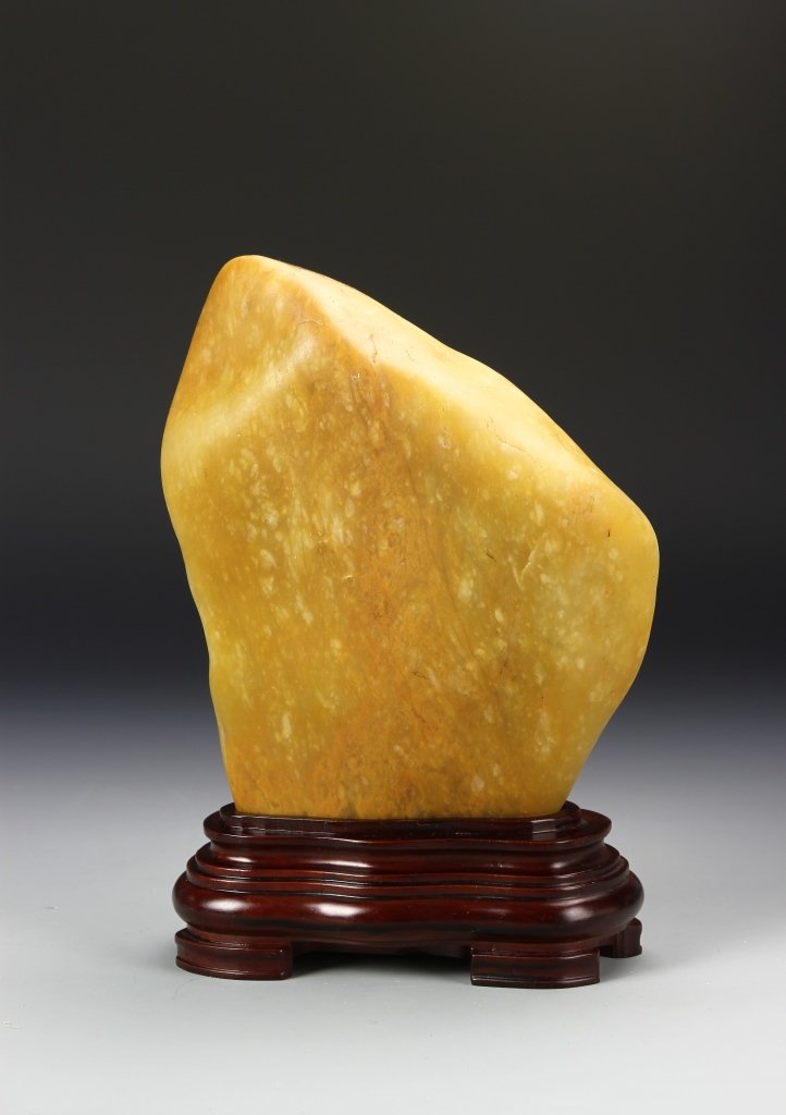 Chinese Yellow Jade Boulder (1 of 3)