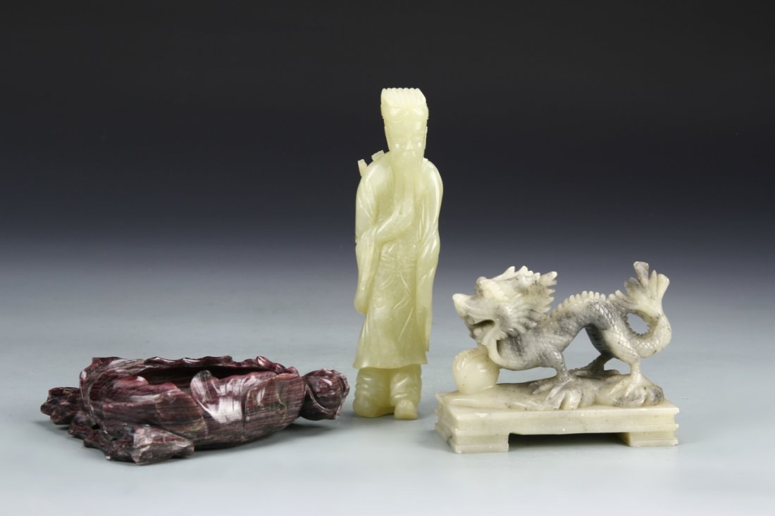 Three Chinese Stone Items (1 of 2)