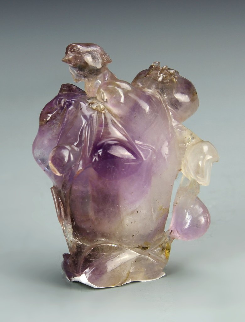Chinese Amethyst Snuff Bottle (1 of 1)