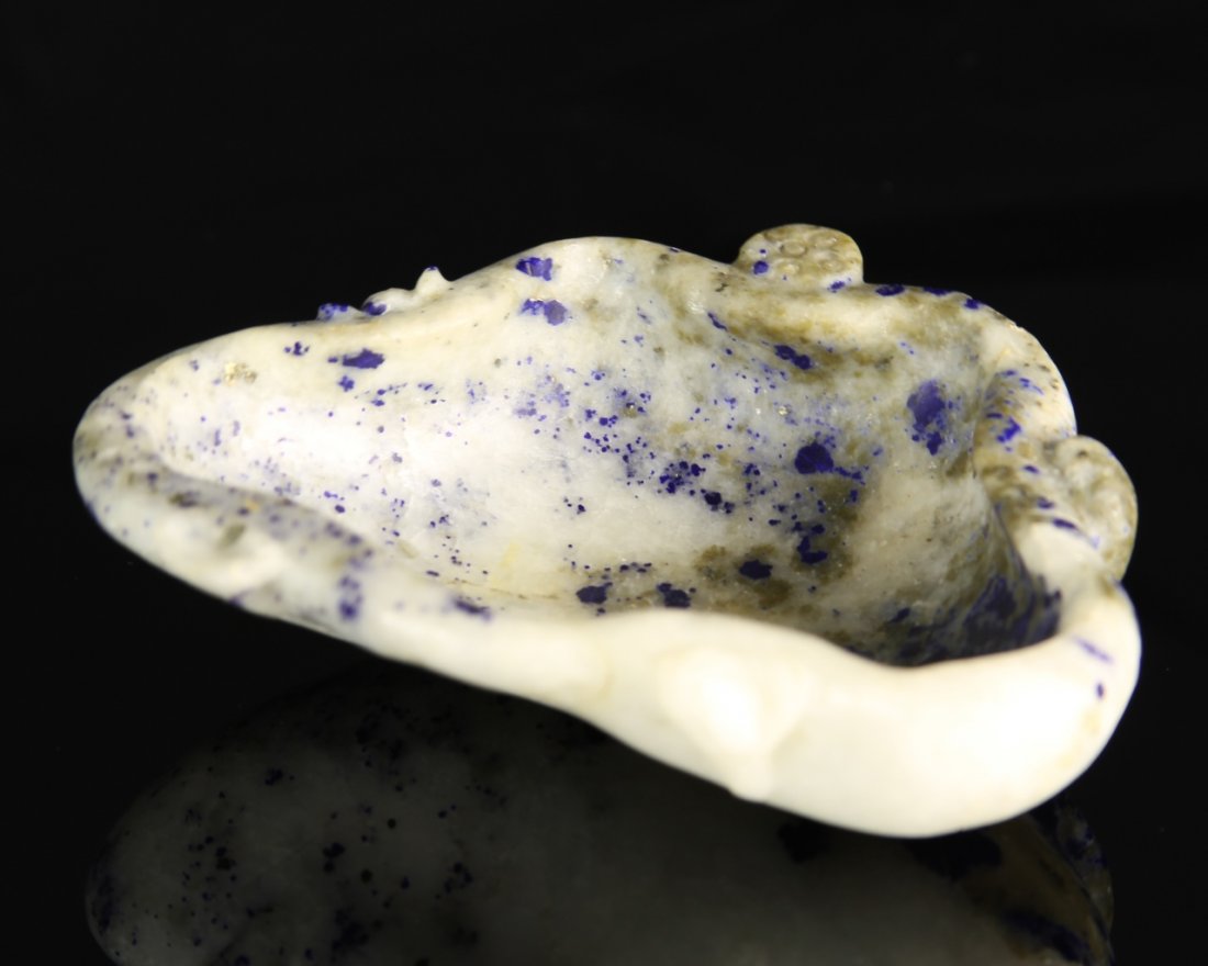 Chinese Carved Lapis Lazuli Brush Washer (1 of 1)