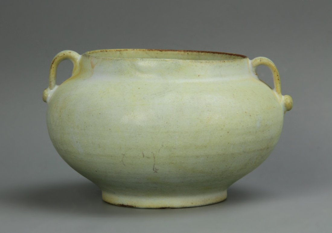 Chinese Antique White Glazed Jar (1 of 4)