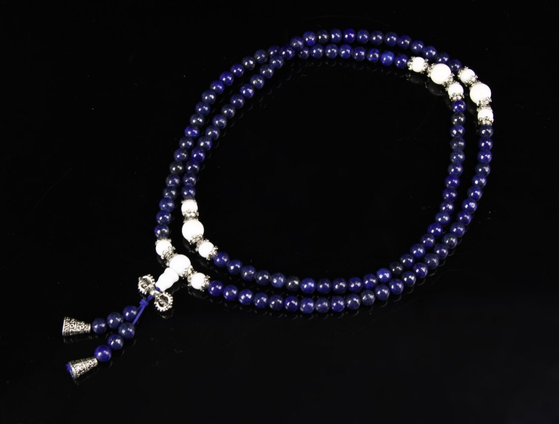 Tibetan Lapis Necklace (1 of 2)