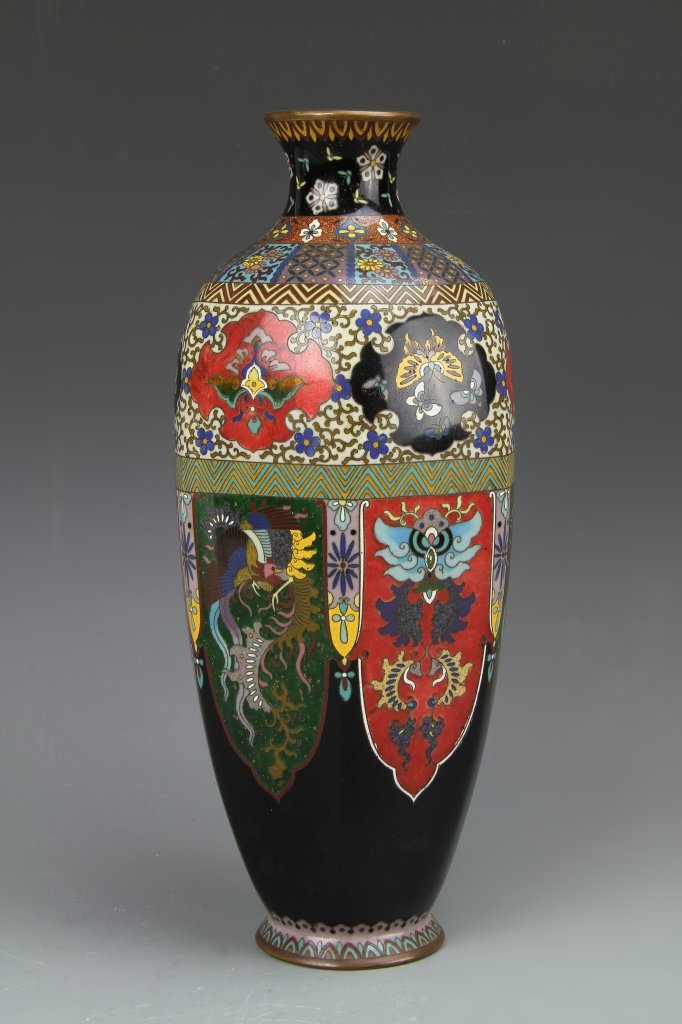 Japanese Cloisonne Vase (1 of 4)