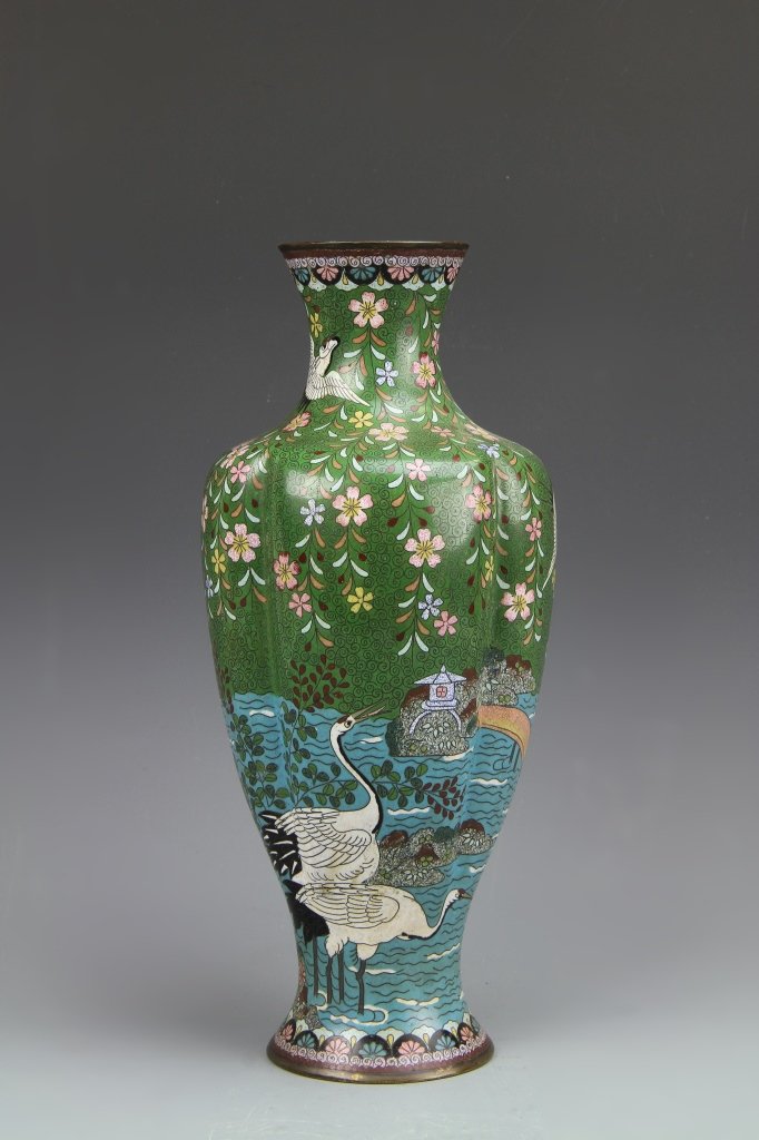 Japanese Cloisonne Vase (1 of 4)