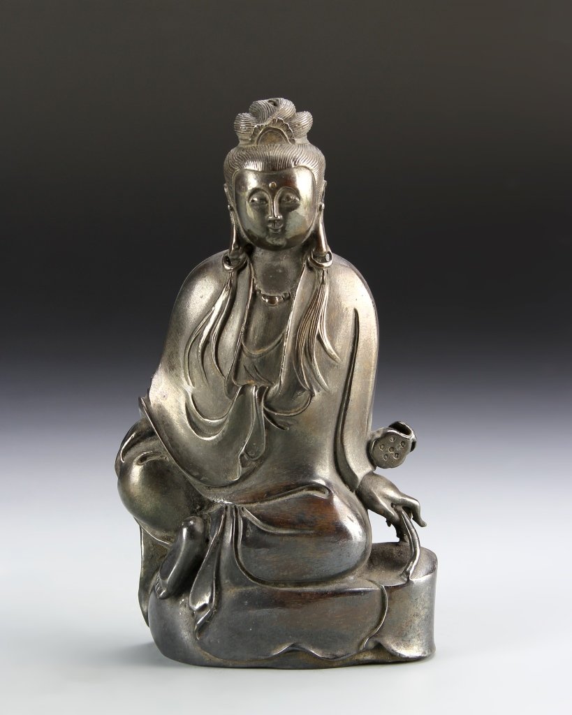 Chinese Metal Buddha (1 of 3)