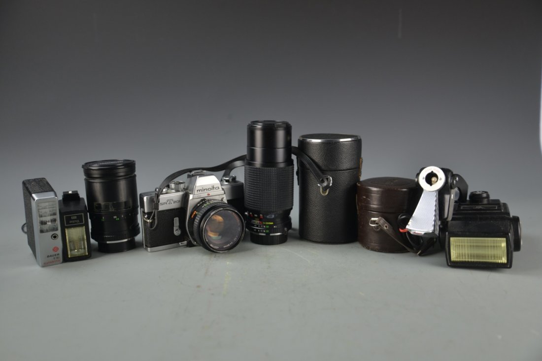 Minolta SRT201 Camera with Lenses (1 of 3)