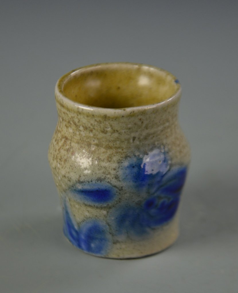 Miniature Cobalt Decorated Stoneware (1 of 4)