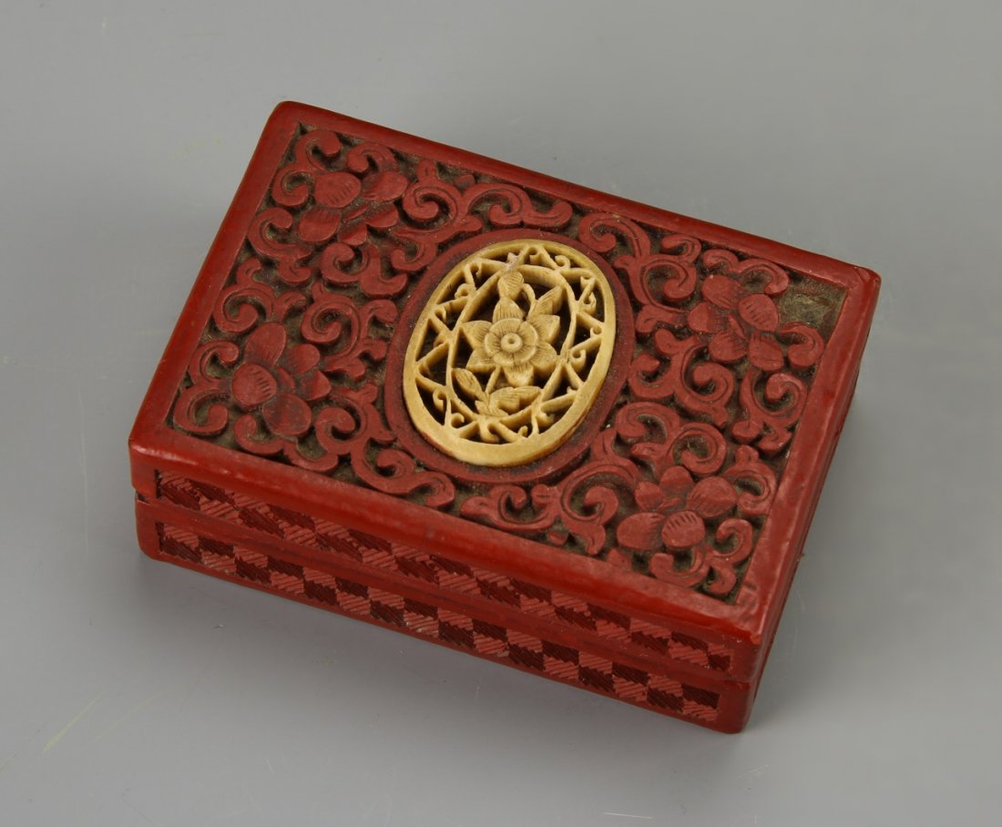 Chinese Cinnabar Box (1 of 2)