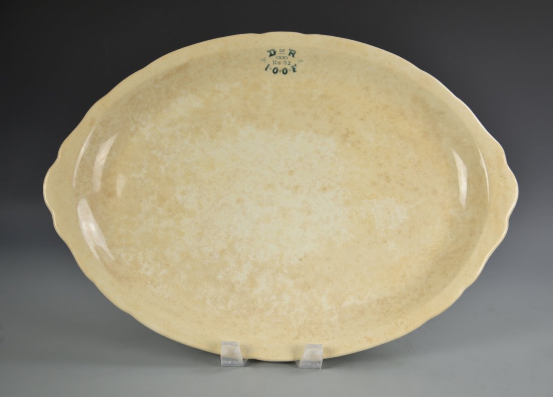 Odd Fellows Platter: Odd fellows platter. 12 1/2 in., 18 in.