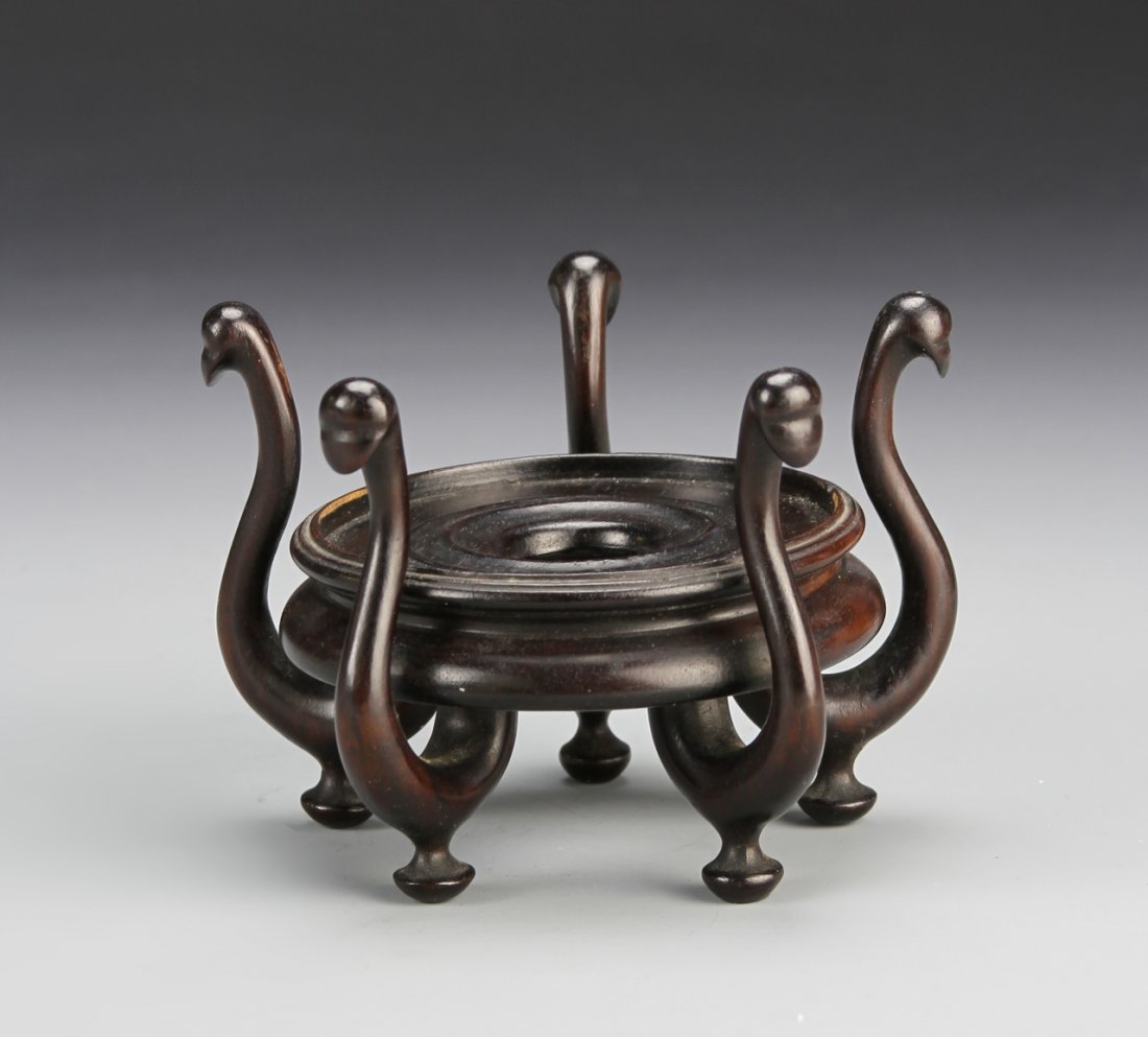 Chinese Wood Stand (1 of 2)