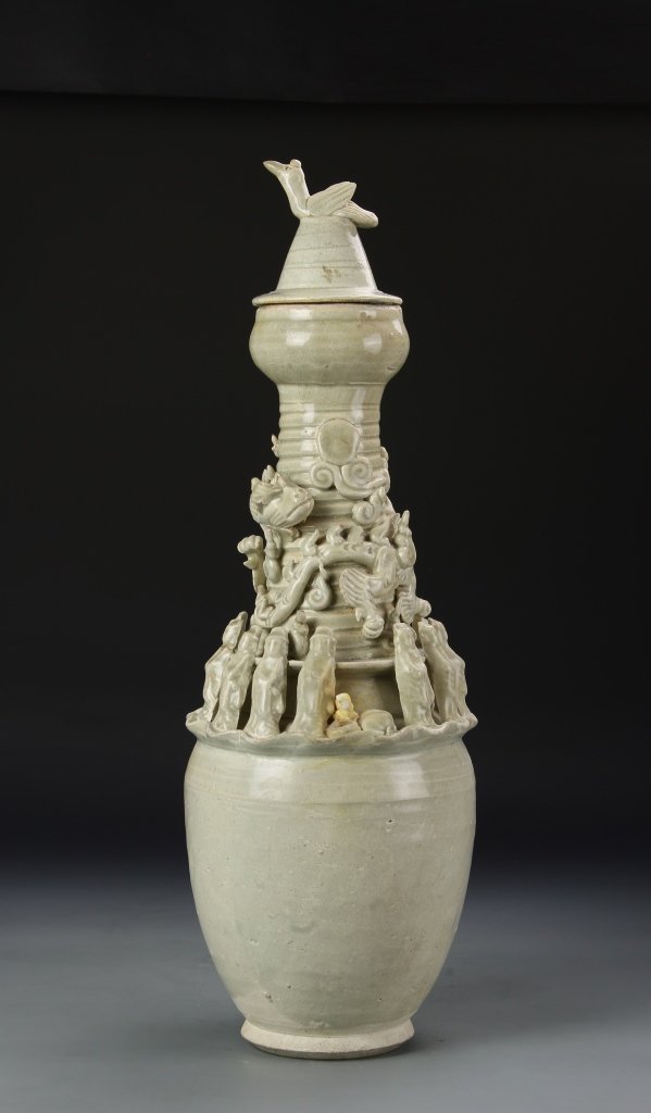 Chinese Antique Funerary Vase for Ashes (1 of 5)