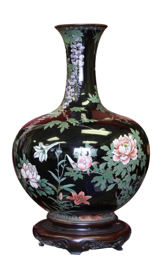 Japanese Enameled Vase (1 of 5)