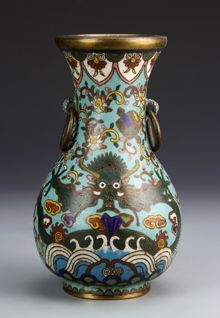 Chinese Cloisonne Vase (1 of 3)