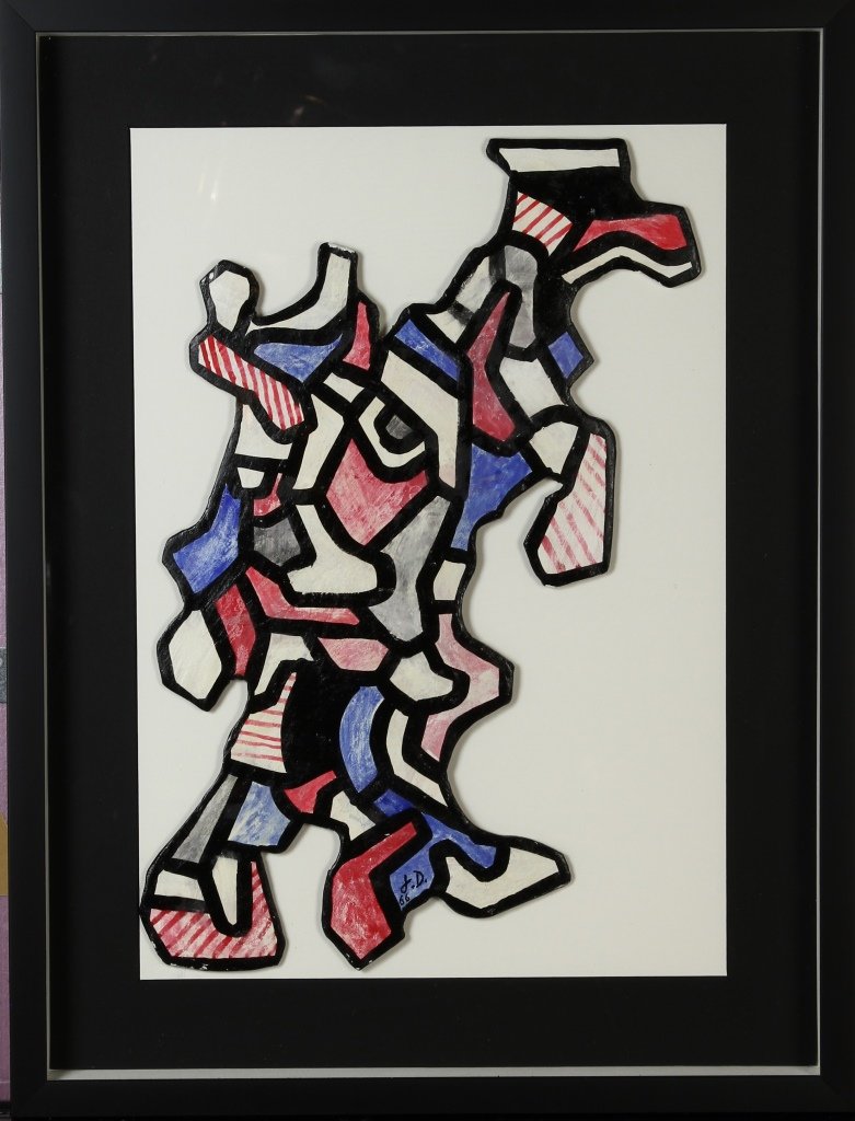 Dubufe Groucho On Cardboard, Jean 1966 (1 of 2)