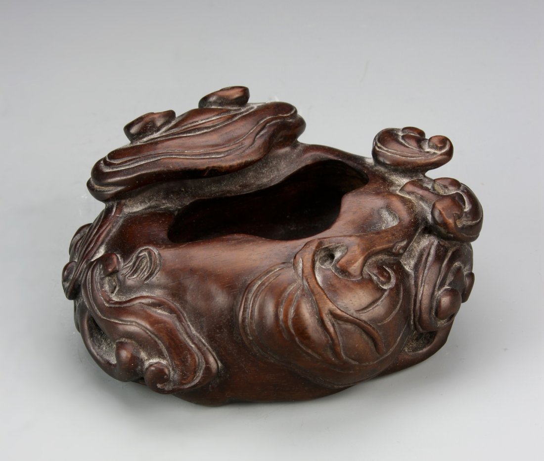 Chinese Zitan Brush Washer (1 of 3)