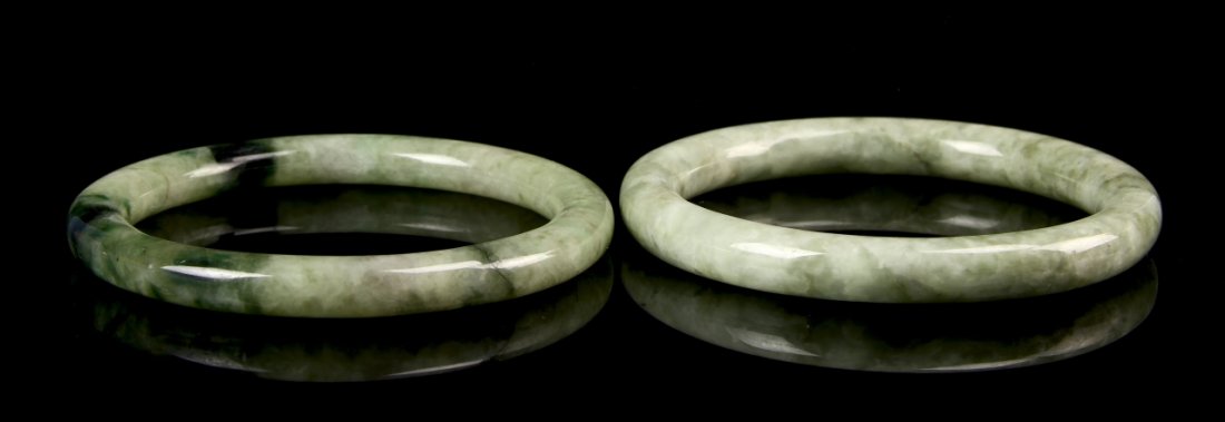 Pair of Chinese Jade Bangles (1 of 3)