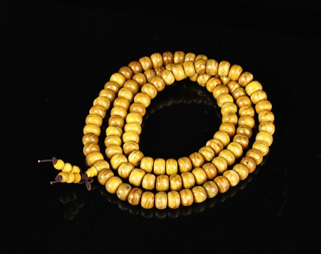 Chinese Hardwood Prayer Beads (1 of 2)