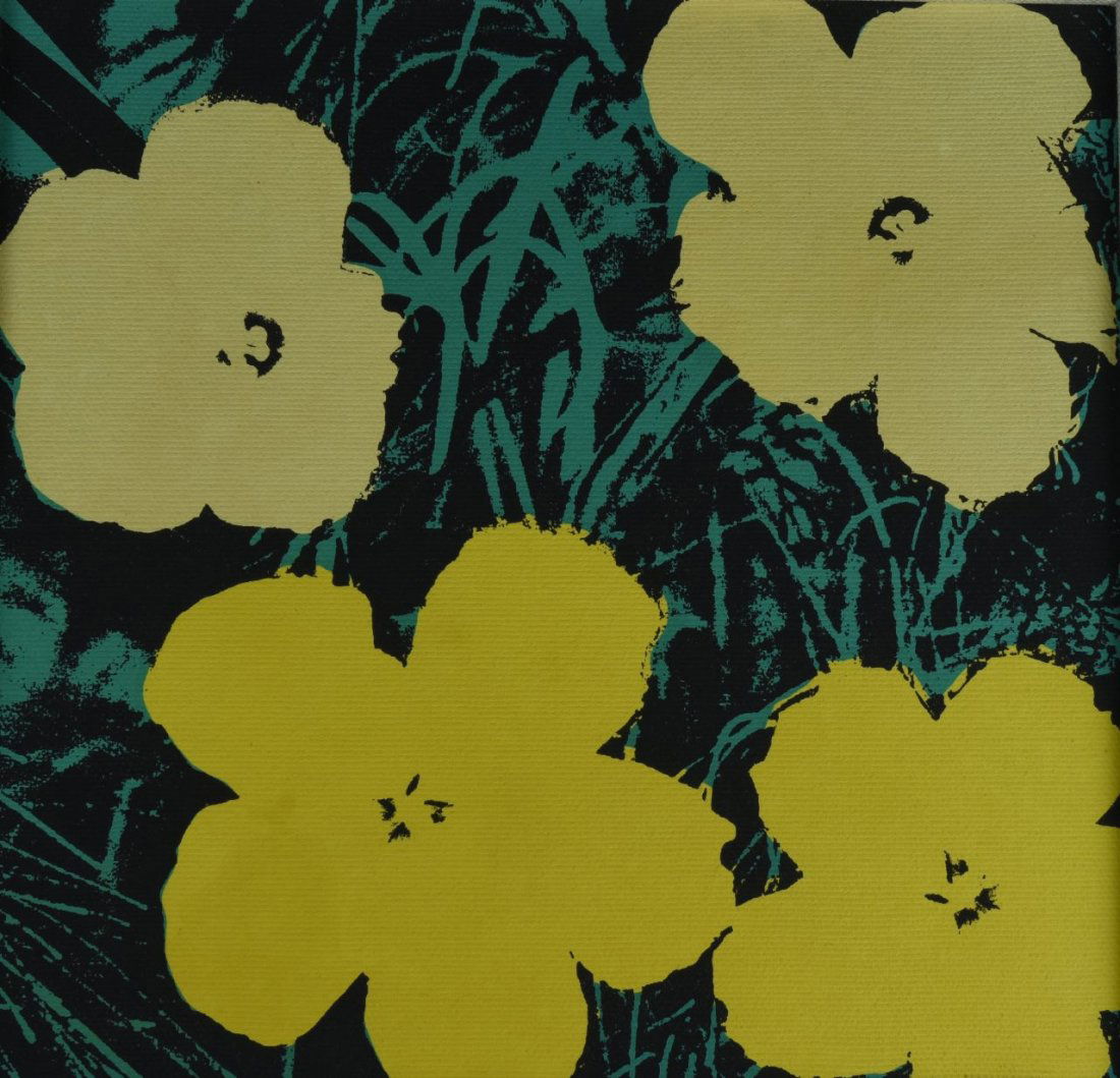 Framed Flower Art Screen Print (1 of 4)