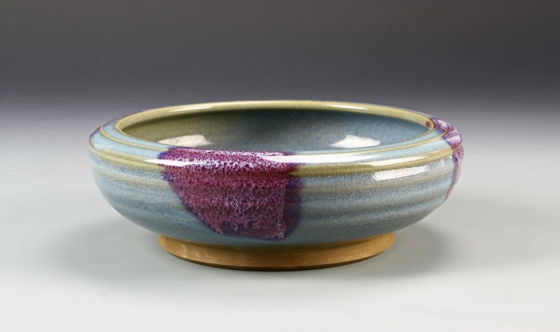 Chinese Antique Junyao Brush Washer (1 of 4)