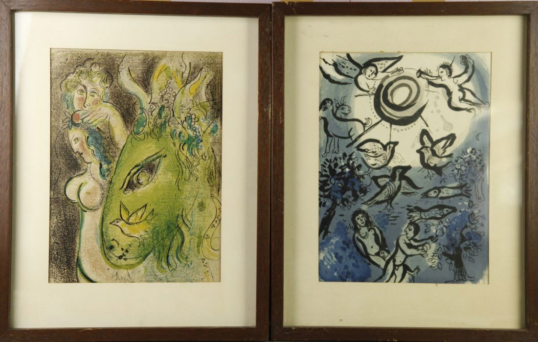 Pair Of Marc Chagall Prints (1 of 7)