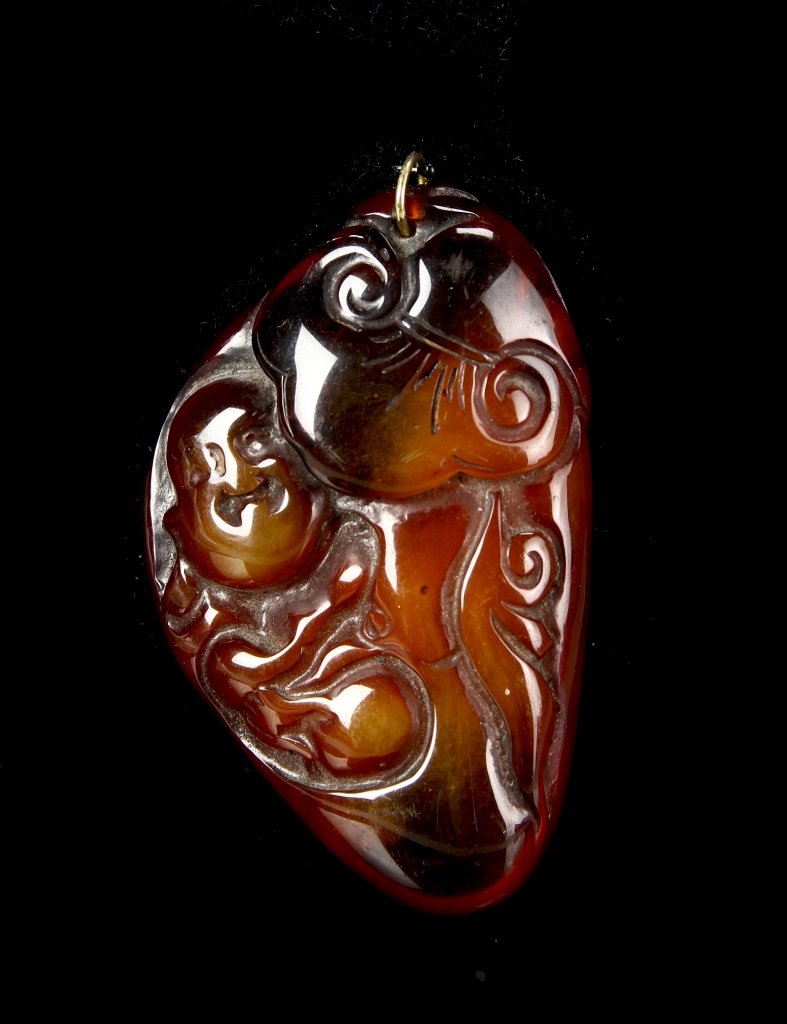 Chinese Amber Buddha (1 of 2)