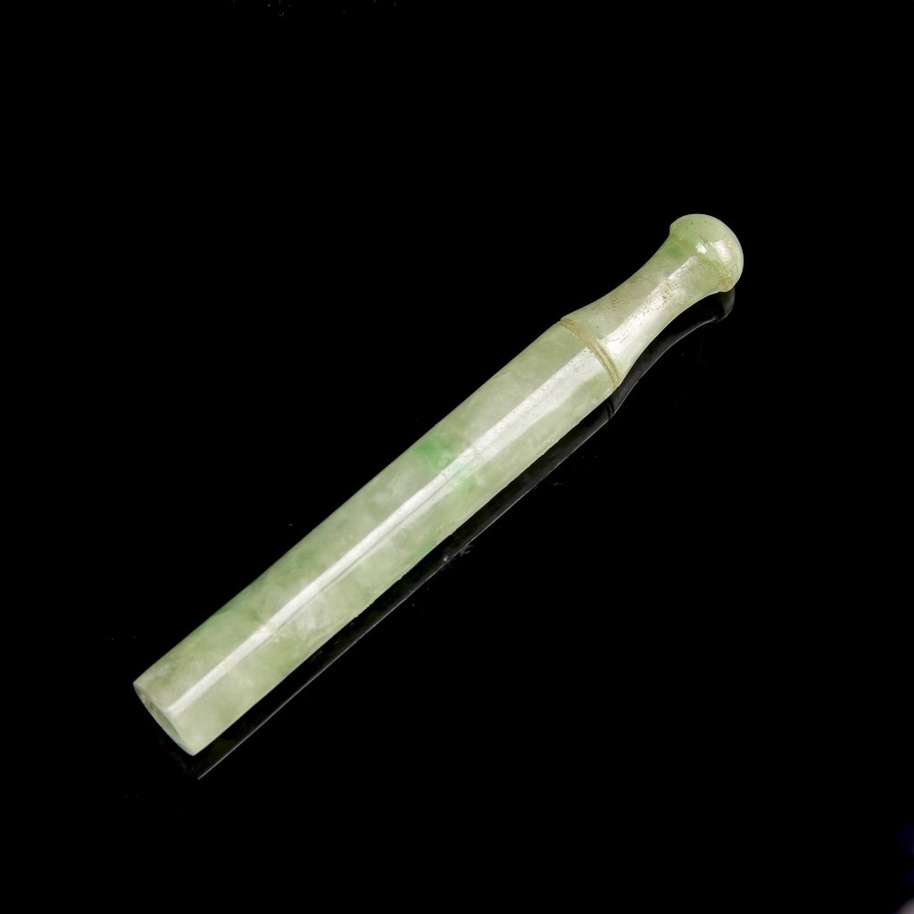 Chinese Jadeite Smoking Pipe (1 of 3)