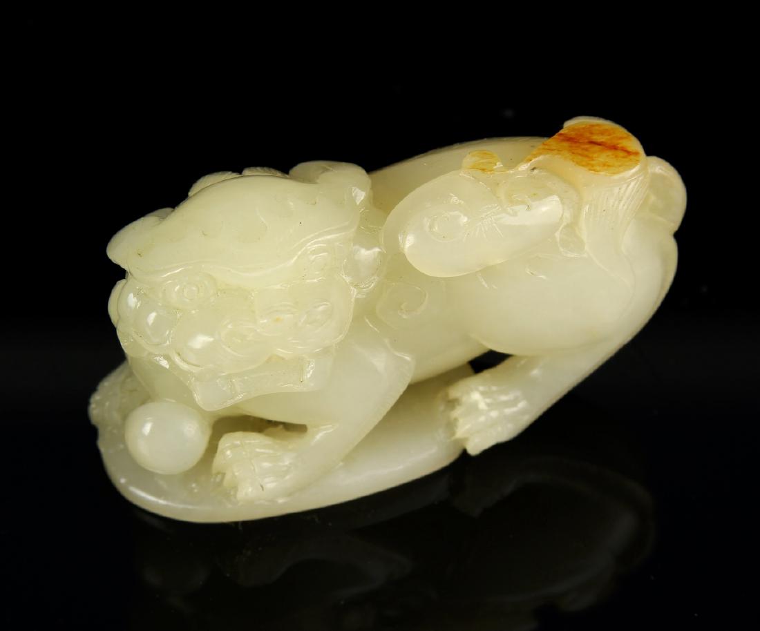 Chinese Carved Jade Foo Lion (1 of 1)