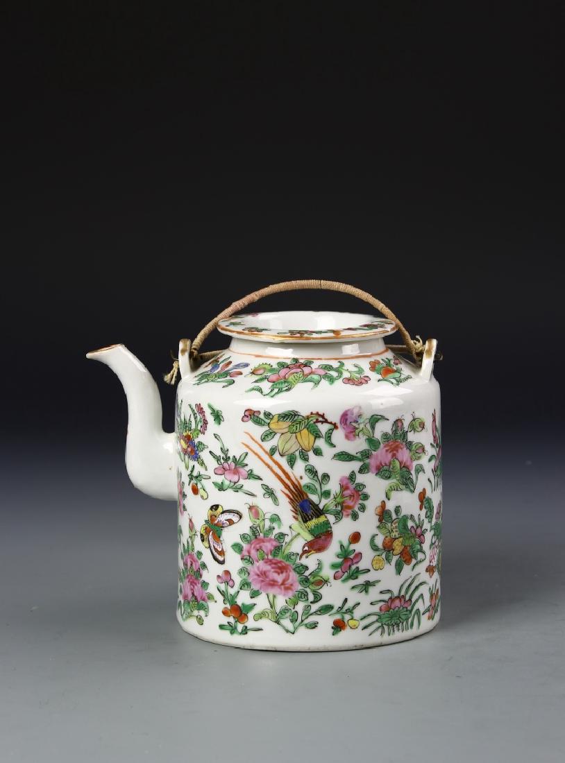 Chinese Rose Medallion Teapot (1 of 5)