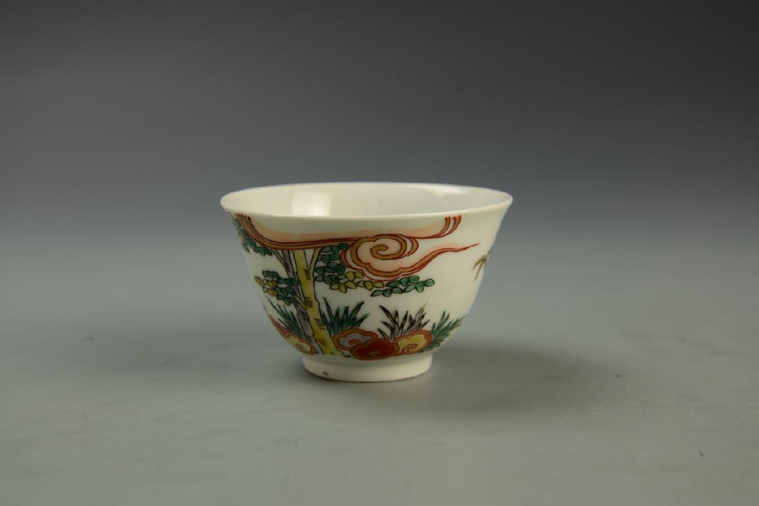 Chinese Famille Rose Tea Cup (1 of 4)