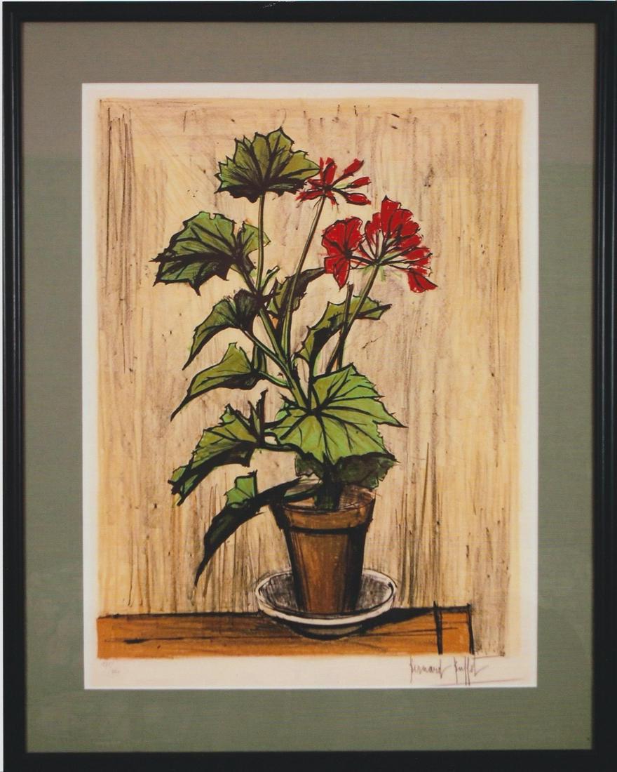 Bernard Buffet Lithograph Geranium 131/150 (1 of 7)