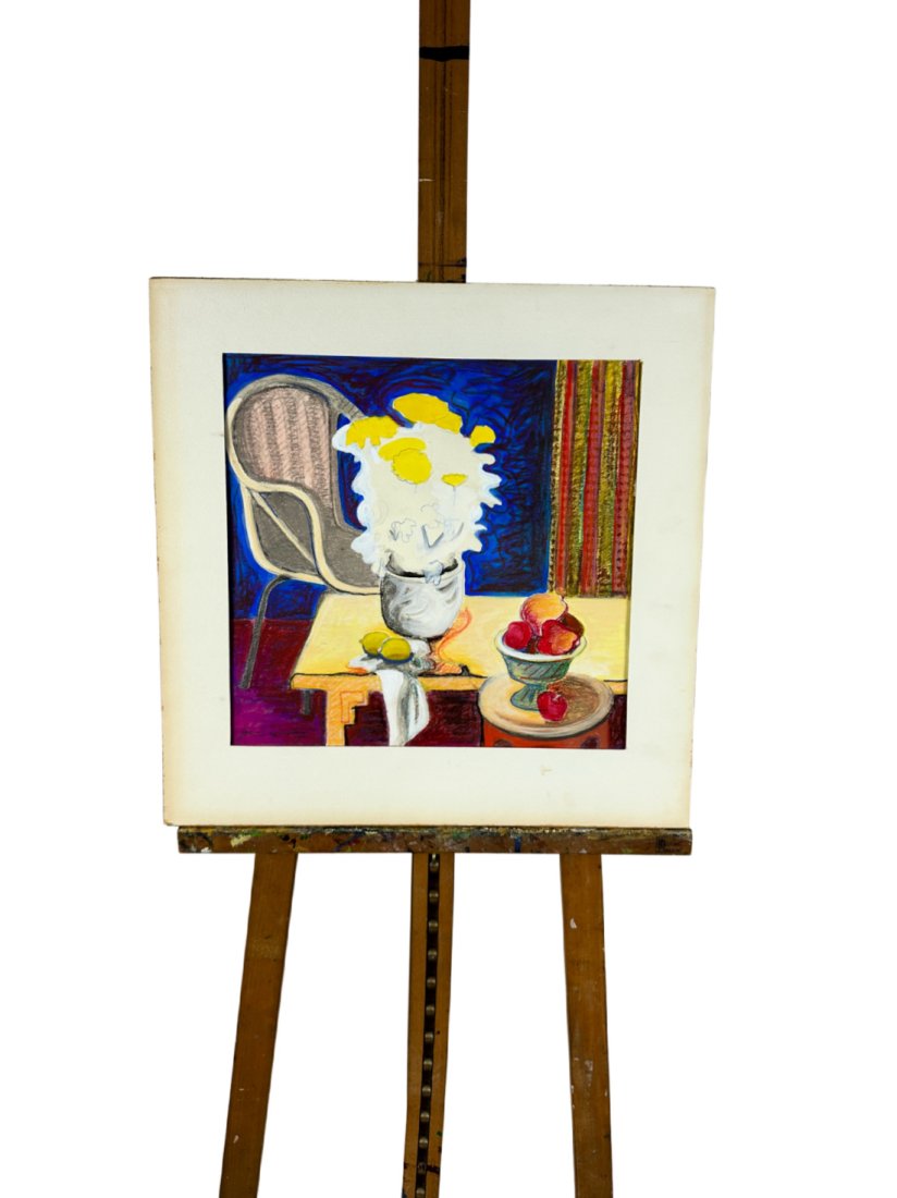 Joan Danneberg mid century pastel interior scene (1 of 7)