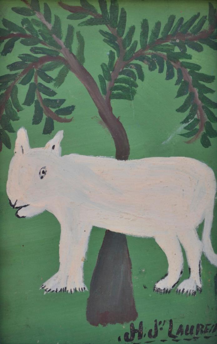 Joseph Jean-Laurent (Haitian) White Animal, Haiti (1 of 2)