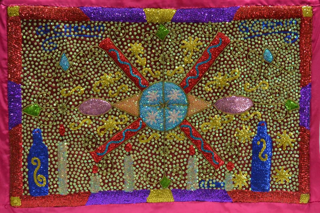 G E Chemin (Haitian) Veve, Drapeau/Vodou Flag (1 of 1)