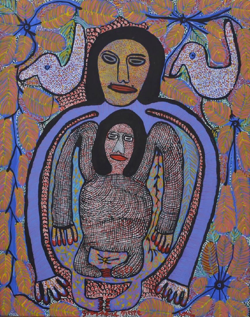 Prosper Pierre Louis (Haitian) Two Loas, Saint Soleil (1 of 3)