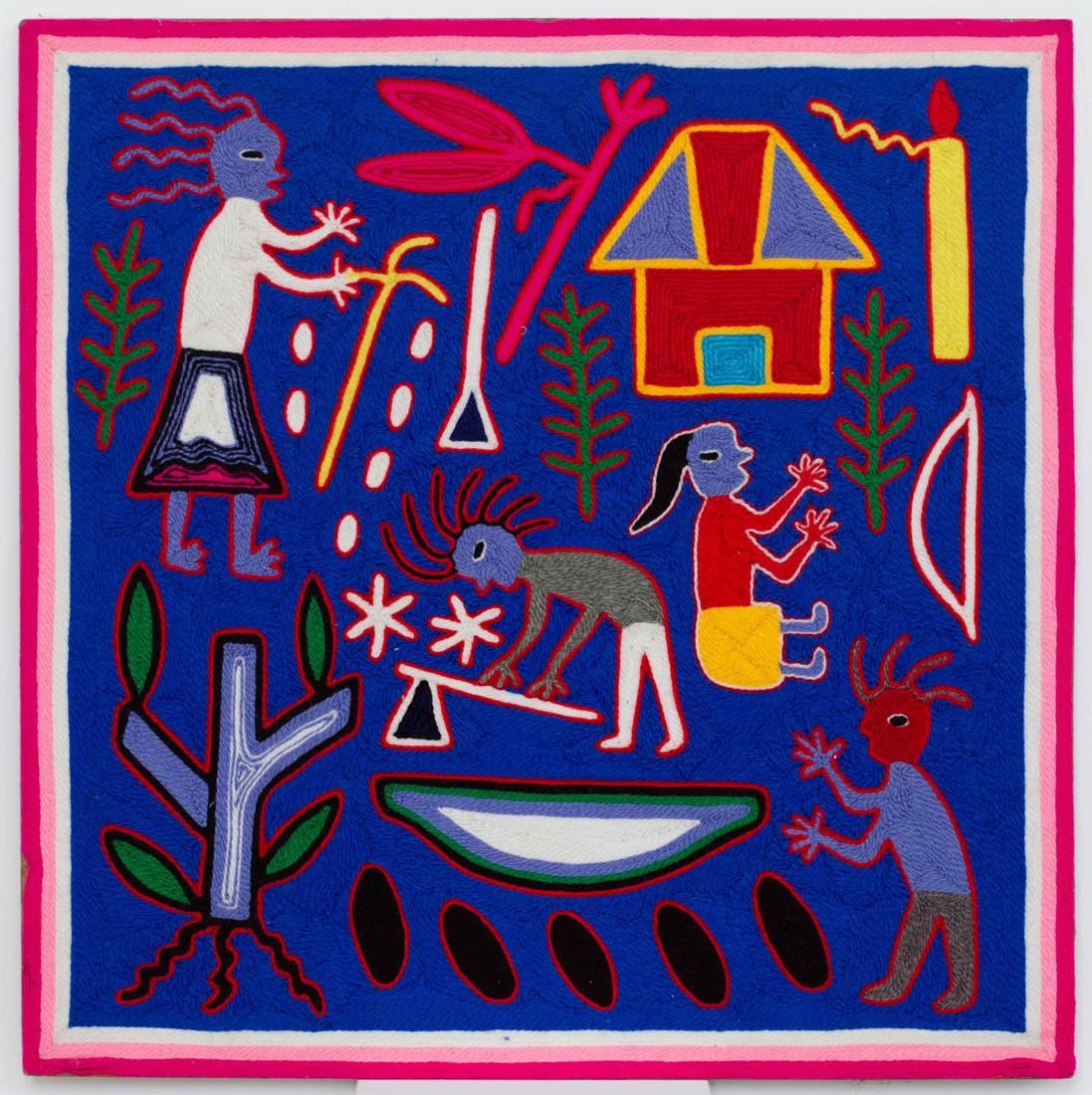 Huichol Retablo, Mexican Folk Art, Mexico (1 of 1)