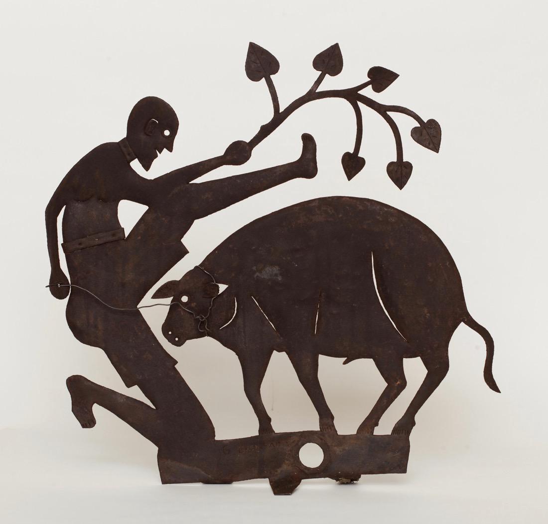 Gabriel Bien-Aime (Haitian) Jumping Over Cochon/Pig (1 of 1)